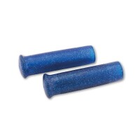 Uni-Parts Handlebar grips Custom Retrostyle for 7/8 inch handlebar (22mm) in blue metalflake