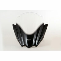 MRA Racing-Screen for naked bikes, smoke grey, without holder set
