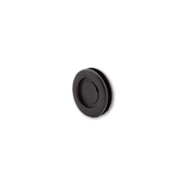 Uni-Parts Membrane grommet/cable grommet, round, black, for 32 mm x 4mm drill hole, piece