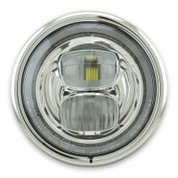 LED-Scheinwerfer "Pearl" 5-3/4" | chrom
