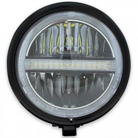 LED-Scheinwerfer "Horizon" 5-3/4" | schwarz glanz