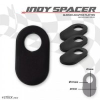 Indy Spacer | Triumph / Guzzi" | schwarz | Stahl
