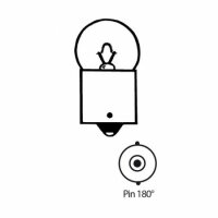 Kugellampe | 12V | 23W | Ba15s | Pin 180°
