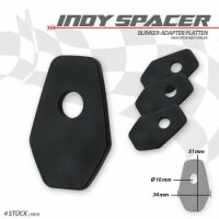 Indy Spacer "GSX-S 1000" | schwarz | stahl | M10