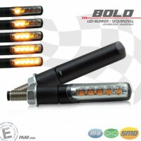 LED-Blinker "BOLD" | SEQ | Alu | schwarz