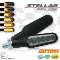 LED-Blinker "STELLAR" | SEQ | Alu | schwarz