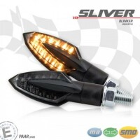 LED-Blinker "SLIVER" | schwarz | M8