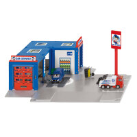 SIKU Kinder Spielzeug Sikuworld Werkstatt Garage Gebäude mit Stecksystem / 5507