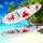 SUP Stand Up Paddle Board 320x84 cm Surfboard weiß aufblasbar + Paddel + Zubehör