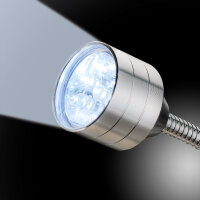 Universal Alu LED Magnetleuchte 2er Set Handlampe Taschenlampe flexibel 360°