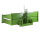Traktor Heckcontainer Heckmulde Transportcontainer Mulde Container 180 cm grün