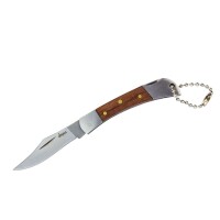 Taschenmesser Messer feststehende Klinge Echtholz Griff Holzgriff 115 mm