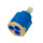 Kartusche Ø 35 mm blau mit Kipphebel für Solardusche Art. 14970 + 14971 + 14973