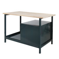 Werkbank Werktisch Aerbeitstisch Werkstatt Tisch Eko 1T rot anthrazit 120x60 cm