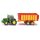 SIKU Kinder Spielzeug John Deere + Silagewagen Traktor Schlepper Anhänger / 1650