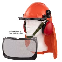 Forsthelm Sicherheitshelm Helm mit Gesichtsschutz...