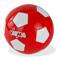 Kunstleder Fußball Ball Kicker Dema rot weiß...