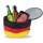 Grill mit Kühltasche Deutschland 2 in 1