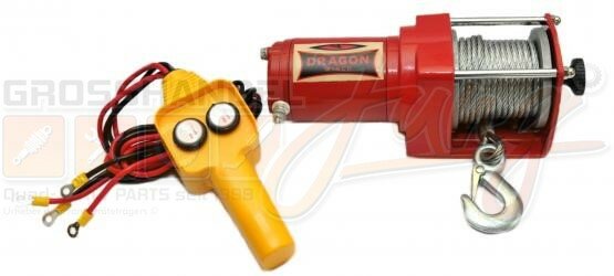 Dragon Winch DWM 2500 ST YP / rope / 2500 lb / 1133 kg